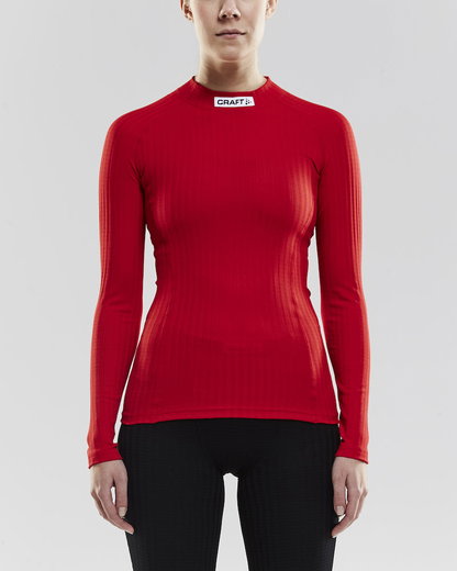 Craft Langarmshirt Progress CN Funktionsunterwäsche rot Damen